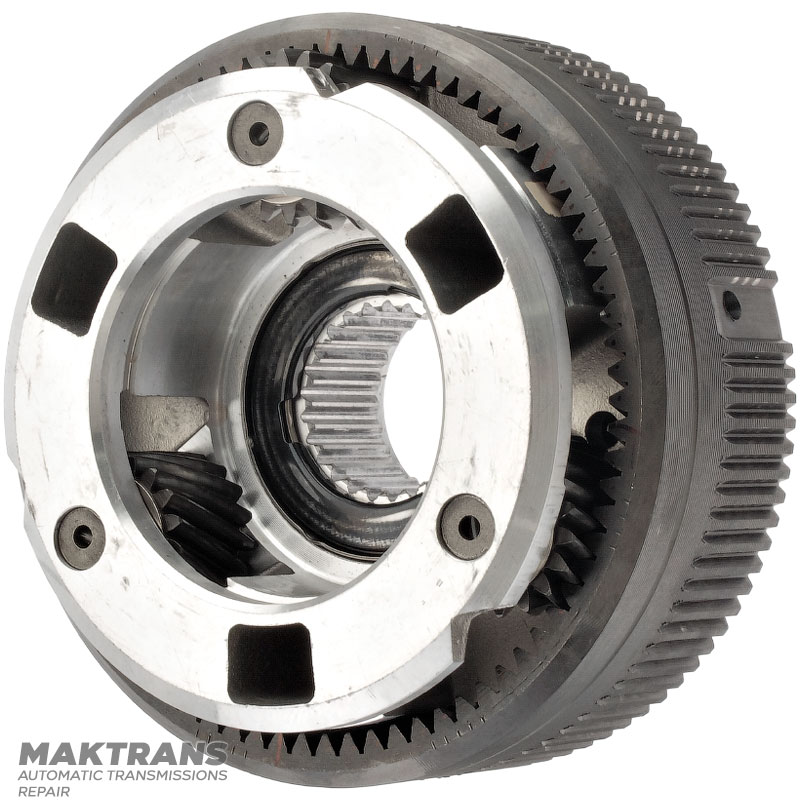 Front planetary gear FORD E4OD, 4R100 — 3 satellites (18 teeth on the satellite), 78 teeth on the ring gear, (with a sliding washer between the planetary gear and the ring gear)