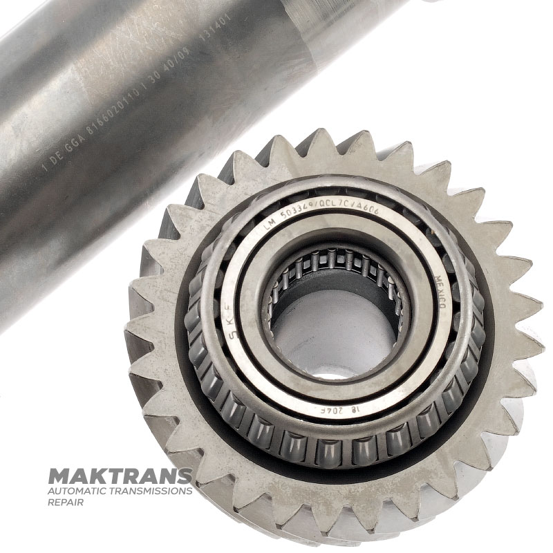 Set of gears (29/31 teeth) rear drive VAG 0B5, DL501 - 0B5311921A (total length of driven gear 131 mm)
