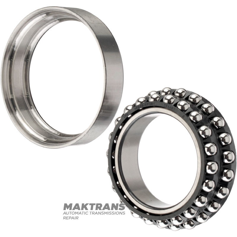 Double-row radial ball bearing for differential VAG 0GC DQ381 — (55 x 90 x 23/20) F-574703.SKL-HLB, F-574703.SKL, F-574703, 0DD409421A, 0DD409421B