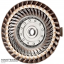 Turbine wheel, spring damper of torque converter AISIN WARNER TG-81SC — (ext.Ø 246.80 mm, 23 splines)