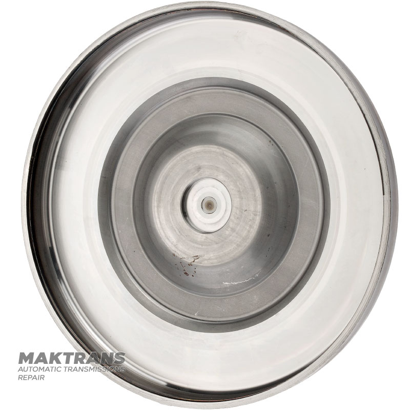 Front cover of the torque converter AISIN WARNER TG-81SC — (outer Ø 294.50 mm, outer Ø of the pilot 20.95 mm, 6 mounting holes)