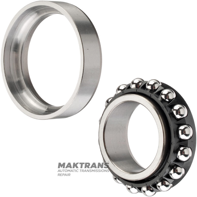 Single-row radial ball bearing of the rear axle differential input shaft MAZDA CX-4, CX-5, CX-8 — 55 x 30 x 16.95 / 13, KA03-27-220 (F-615438, F-615438.SKL)