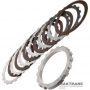 Set of steel and friction discs LOW / REVERSE Clutch FORD E4OD - 6 friction discs (total thickness of the set 36.85 mm)