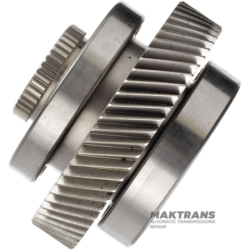 Pinion (with bushings) FORD HF55 ECVT PZ18-7F342-BB, 238216447 — 61 teeth (outer Ø 105.85 mm), 42 splines (outer Ø 42.95 mm)
