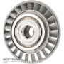 Reactor wheel of the VAG 09G torque converter — marking 46A040 (ext.Ø 177.75 mm, 38 splines)