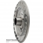 Reactor wheel of the VAG 09G torque converter — marking 46A040 (ext.Ø 177.75 mm, 38 splines)
