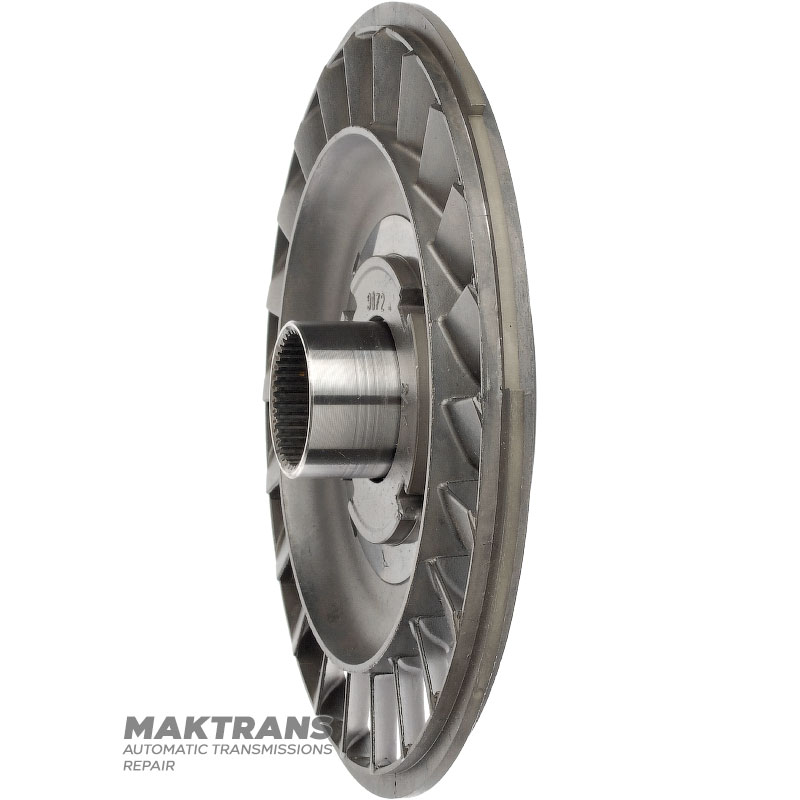 Reactor wheel of the Aisin Warner TF-60SN torque converter, VAG 09G — marking 46A030 (ext.Ø 177.85 mm, 38 splines)