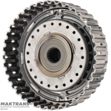 Input shaft, FORWARD Cluthc drum (empty, without discs) - overall length 165 mm, 26 splines (ext.Ø 21.20 mm), height from piston to retaining ring 19 mm