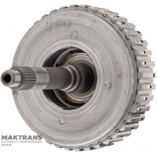Input shaft, FORWARD Cluthc drum (empty, without discs) - overall length 165 mm, 26 splines (ext.Ø 21.20 mm), height from piston to retaining ring 19 mm