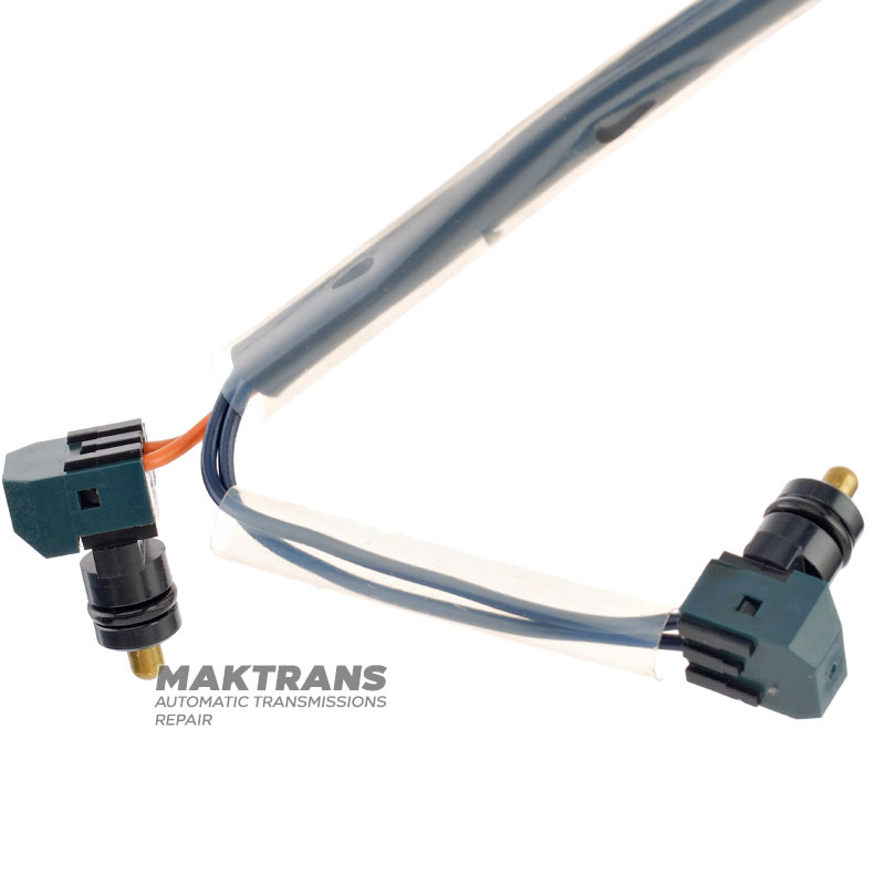 Wiring of hydraulic unit TOYOTA A760E, A760F — connector 17 pins, 2 temperature sensors