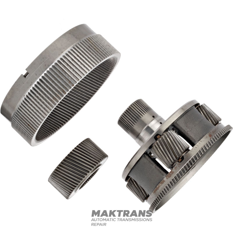 Planetary gear P2 (central) ALLISON 1000, 1000PK, 2000 — 4 satellites (27 teeth), sun gear height 39.55 mm, 29539510, 29541707