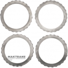 Set of steel wheels DIRECT Cluthc FORD E4OD, 4R100 - support disk (thickness 8.65 mm, inner Ø 129.90 mm, 26 teeth), steel disks (3 pcs, thickness 2 mm, inner Ø 129.90 mm, 26 teeth)