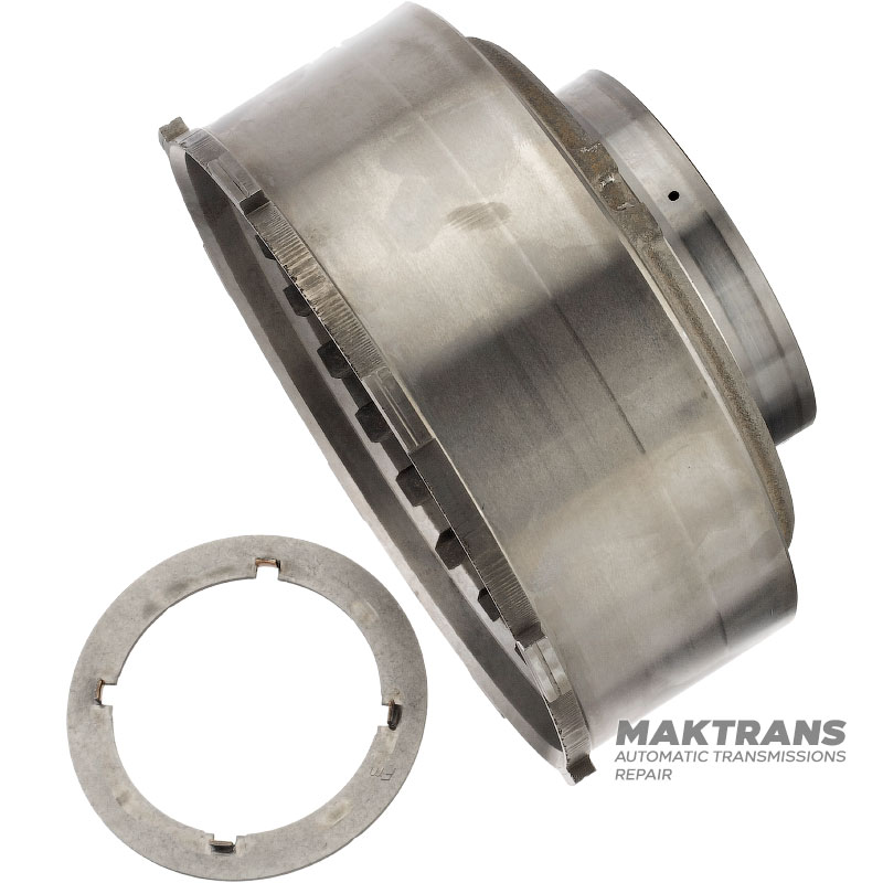 DIRECT Cluthc Drum (Empty, No Discs) FORD E4OD, 4R100 — E9TP-7A262-CA, Piston to Snap Ring Height 24mm
