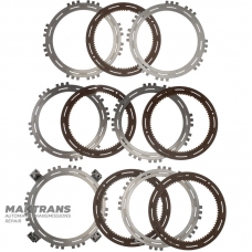 C4 Clutch ALLISON 3000 Series Steel and Friction Plate Kit - 29536345, 29536336, 29501424, 5 Friction Plates (Total Kit Thickness 29.05mm)