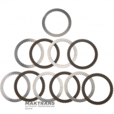 ENGINE Clutch (Gen2) VAG eHybrid 0DD DQ400 Steel and Friction Disc Set - 5 Friction Discs (Total Set Thickness 20.85mm)