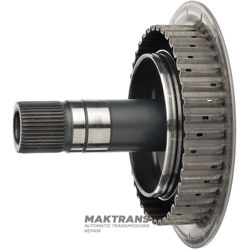 Drum ENGINE Clutch VAG eHybrid 0DD DQ400 — 0DD141759J (total height 129 mm, 40 splines (ext.Ø 33.55 mm), ext.Ø drum 131.30 mm)