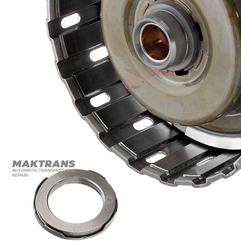 Input shaft, K1 Clutch drum (empty, no discs) AS69RC - overall height 326 mm, 32 splines (OD 32.20 mm), OD drum 163.55 mm