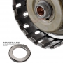 Input shaft, K1 Clutch drum (empty, no discs) AS69RC - overall height 326 mm, 32 splines (OD 32.20 mm), OD drum 163.55 mm