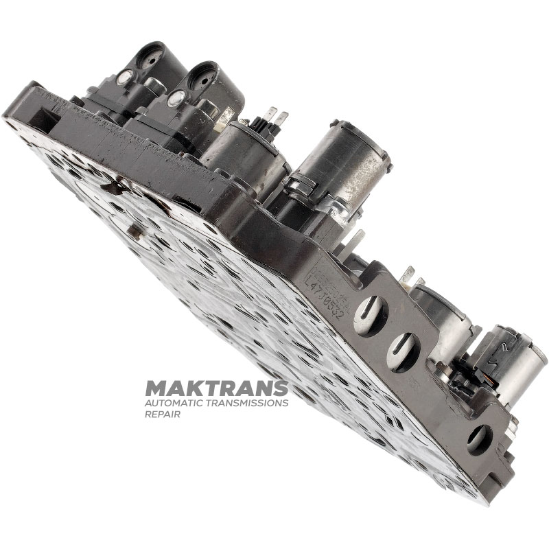 Upper plate of the hydraulic unit, plate of solenoids - used (assembled with solenoids) VAG DSG 6 02E (DQ250) 20600061