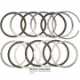 K3 Clutch Drum (Assembly) AS68RC, AS69RC — 68244775AB, 6 friction discs (total thickness of the kit 34.65 mm), total drum height 88 mm