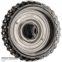 Rear planetary gear No.4 (complete with output shaft), D-clutch drum (empty, without discs) ZF 8HP70 1087242223 - overall height 233 mm, 4 satellites, 23 splines (ext.Ø 30.79 mm)