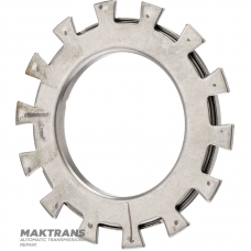 Needle bearing torque converter Nissan RE4R03A / JATCO JR403E, JF010E - thickness 6.05 mm, inner Ø 51.90 mm, outer Ø 76.75 mm, 14 teeth
