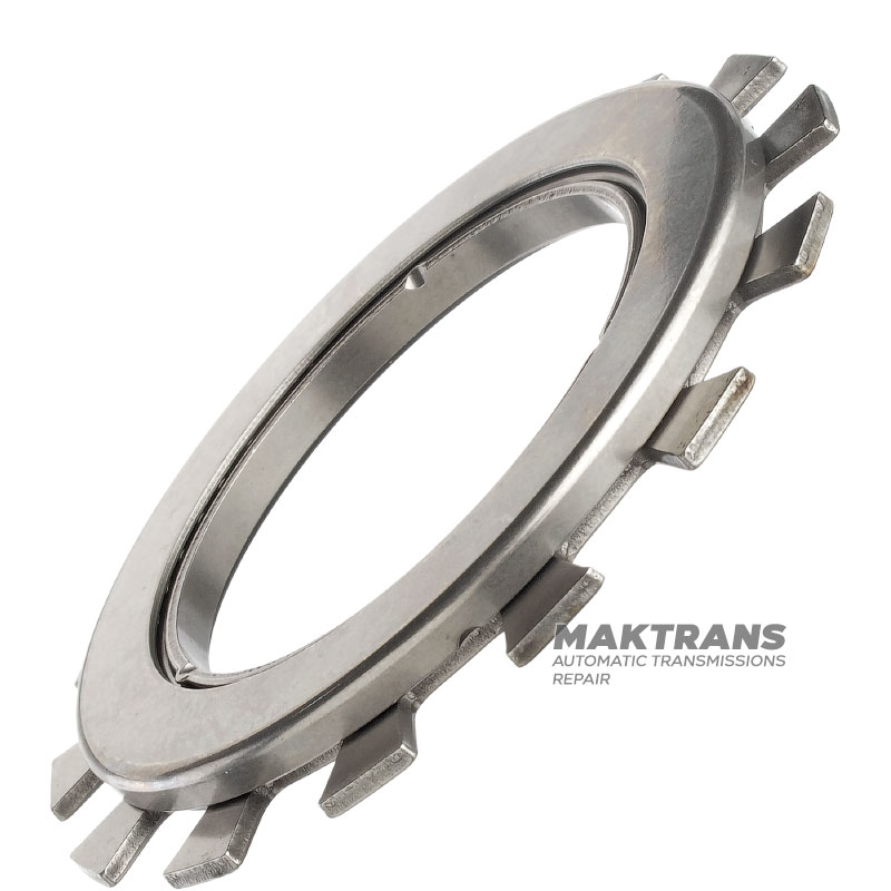 Needle bearing torque converter Nissan RE4R03A / JATCO JR403E, JF010E - thickness 6.05 mm, inner Ø 51.90 mm, outer Ø 76.75 mm, 14 teeth