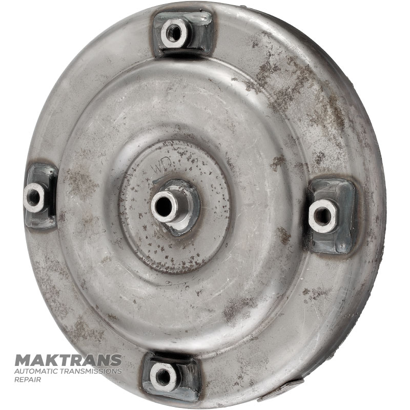 Front cover of hydraulic converter JATCO JF010E — pilot outer diameter 19.95 mm, 4 mounting holes (inner diameter 8.80 mm)