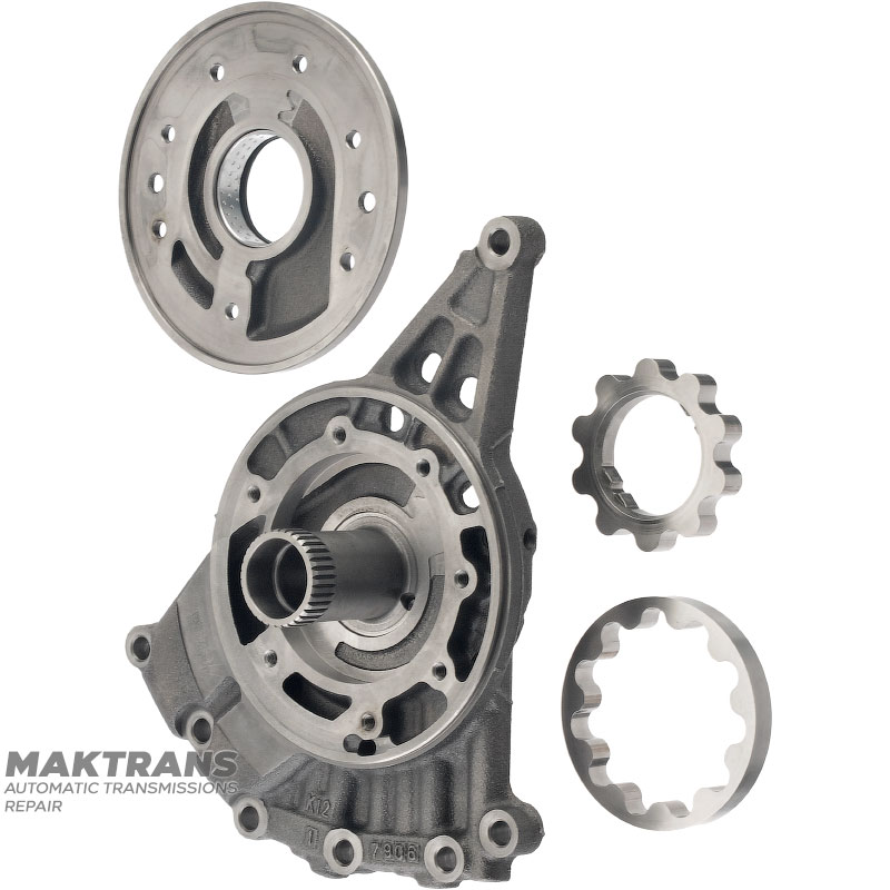Oil pump MAZDA CW6A-EL, EW6A-EL — hub height 53 mm (total 108 mm), 34 splines (outer Ø 35.65 mm)