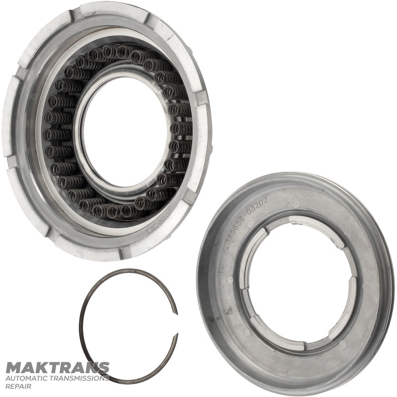 Piston with return spring K2 Clutch AS68RC, AS69RC, DODGE RAM 4500/ 5500 — 68244830AA, 68244779AA, 345658-03202, 345652-03202
