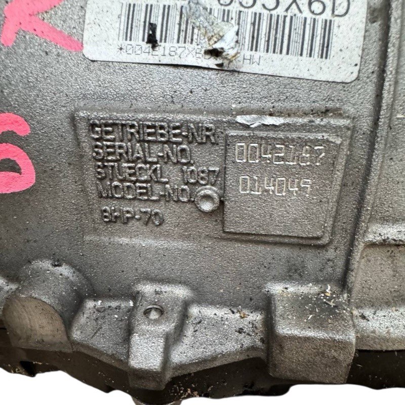 Automatic transmission assembly (with torque converter) 2WD (RWD) — 1087014049, 1087016055 X6P, 1087401356 (BMW 3 Touring (F31) 330 d 2012-2019), Engine code N57 D30 A