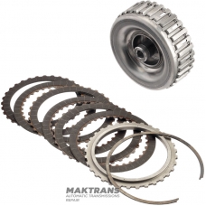 DIRECT 3-4 Clutch Drum Assembly 4F27E, FN4AEL, FNR5, FS5AEL 99-up - 6 single-sided friction discs (total thickness of the kit 18.20 mm (21.15 mm))