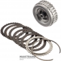 DIRECT 3-4 Clutch Drum Assembly 4F27E, FN4AEL, FNR5, FS5AEL 99-up - 6 single-sided friction discs (total thickness of the kit 18.20 mm (21.15 mm))