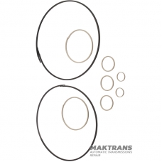 Set of Teflon and plastic split rings JATCO JF018E, JF019E - 9 rings in a set