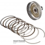 Drum C1 Clutch AISIN WARNER AWF8G30 - 4 friction discs (total thickness of the set 17.60 mm)