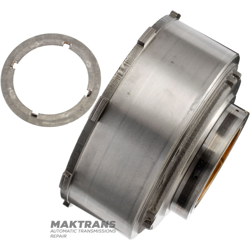 DIRECT Cluthc Drum (Empty, No Discs) FORD E4OD, 4R100 — E9TP-7A262-CA, Piston to Snap Ring Height 24mm