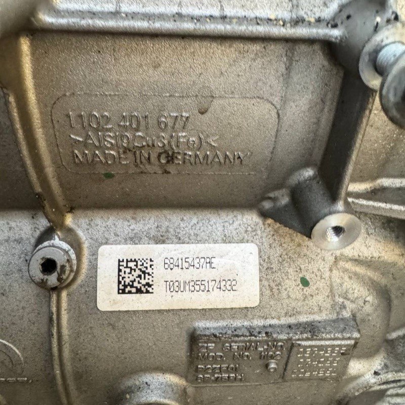 Automatic transmission complete (with hybrid installation) ZF 8HP75H, Hybrid (4WD) — 68415437AE, 1102401677, 1102074055, JEEP WRANGLER IV (JL) 2.0 4xe Plug-in Hybrid (JL74) (2021-2025)