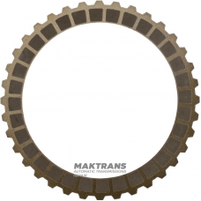 Friction disc (one-sided) of the torque converter of the automatic transmission A6GF1 168mm/130mm 2.36mm 36T (external tooth)