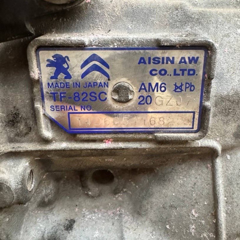 Automatic transmission assembly (with torque converter) AISIN WARNER TF-80SC — AM6, 20GZ07, TCM 9808583080
