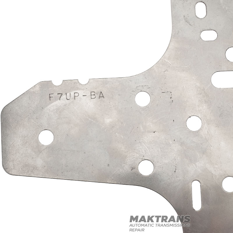 Separator plate hydraulic unit FORD E4OD, 4R100 — marking F7UP-BA