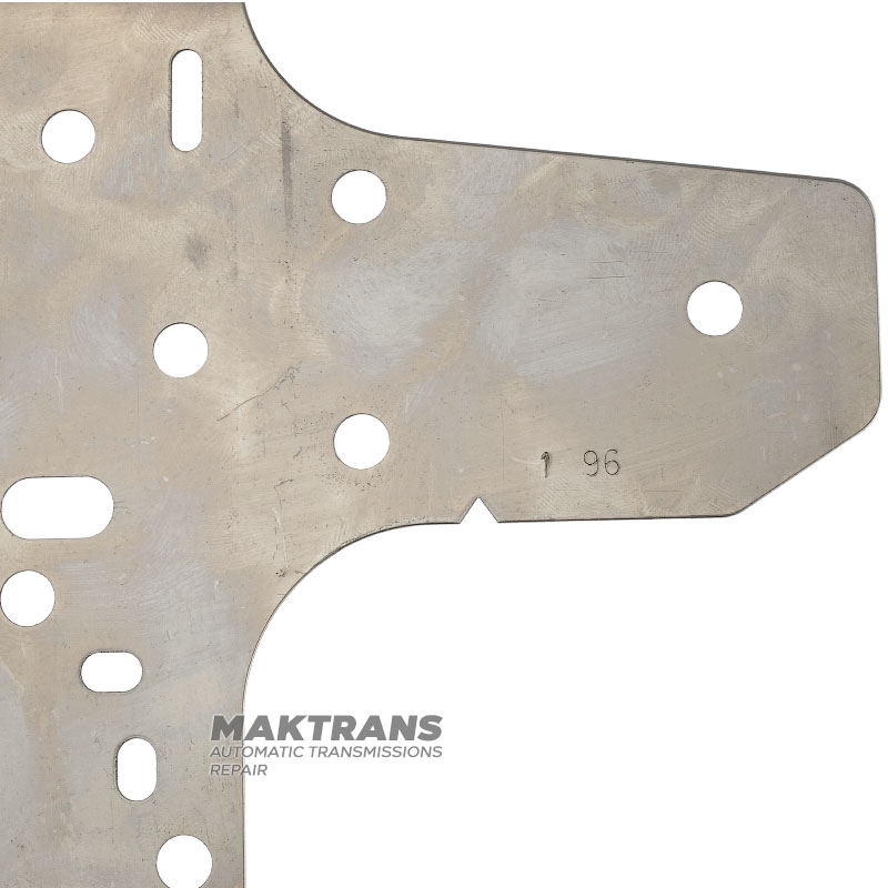 Separator plate of hydraulic unit FORD E4OD, 4R100 — marking 196 (1 96)