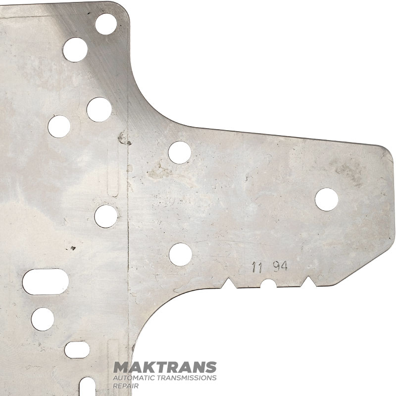 Separator plate of hydraulic unit FORD E4OD, 4R100 — marking 1194 (11 94)
