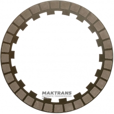 Friction disc (one-sided) of the torque converter of the automatic transmission A6GF1 160mm 2.36mm 36T (internal tooth)