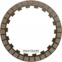 Friction disc (one-sided) of the torque converter of the automatic transmission A6GF1 160mm 2.36mm 36T (internal tooth)