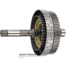 Input shaft, front planetary gear Aisin Warner AWF8G30 - overall shaft length 209 mm, 20 splines (ext.Ø 21.35 mm)