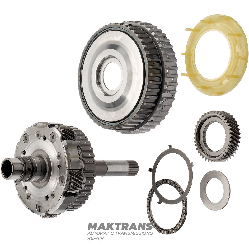 Input shaft, front planetary gear Aisin Warner AWF8G30 - overall shaft length 209 mm, 20 splines (ext.Ø 21.35 mm)