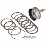 K27 Clutch Drum and Output Shaft (2WD) Mercedes-Benz 725.0 - Overall Height 198mm, 30 Splines (OD 31.65mm), 4 Friction Discs (Total Kit Thickness 20.05mm)