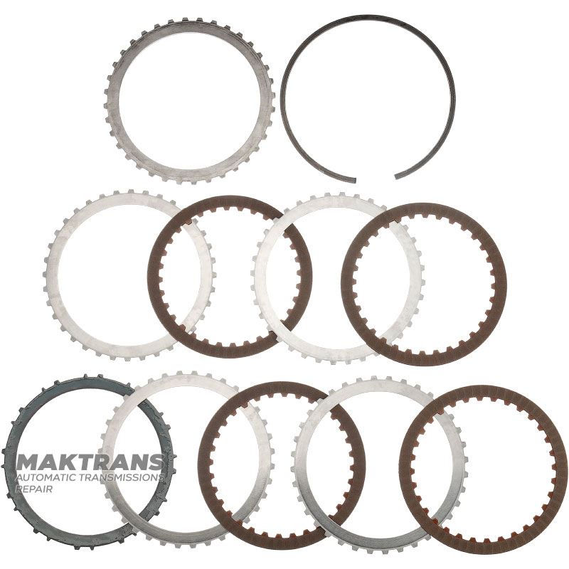 K27 Clutch Drum and Output Shaft (2WD) Mercedes-Benz 725.0 - Overall Height 198mm, 30 Splines (OD 31.65mm), 4 Friction Discs (Total Kit Thickness 20.05mm)