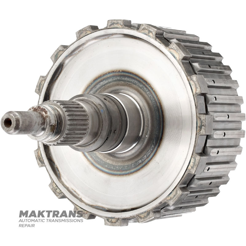 K27 Clutch Drum and Output Shaft (2WD) Mercedes-Benz 725.0 - Overall Height 198mm, 30 Splines (OD 31.65mm), 4 Friction Discs (Total Kit Thickness 20.05mm)