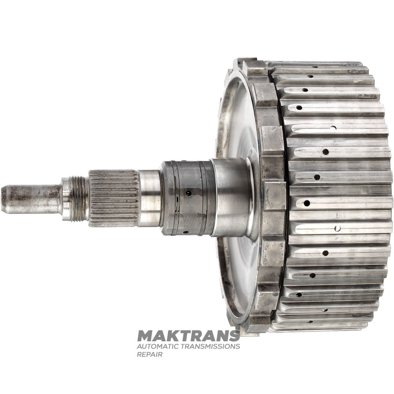 K27 Clutch Drum and Output Shaft (2WD) Mercedes-Benz 725.0 - Overall Height 198mm, 30 Splines (OD 31.65mm), 4 Friction Discs (Total Kit Thickness 20.05mm)
